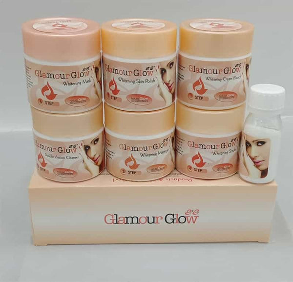 Glamour Glow 6 Steps Complete Whitening Facial Kit -100% Excellent Quality