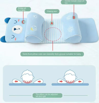 Adjustable Infant Newborn Baby Head Shaping Pillow