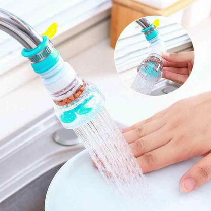 360° Rotating Faucet Extender Splash Filter For Kitchen Sink