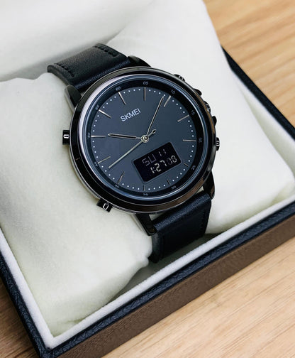 SKMEI WATCH FOR MEN'S BRANDED WATCH DUAL TIME  STRAP