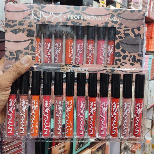 12 Pcs Nyx Professional Makeup Lips gloss