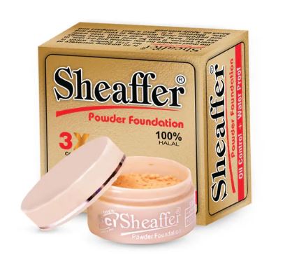 Sheaffer Powder Foundation Mineral Powder Base