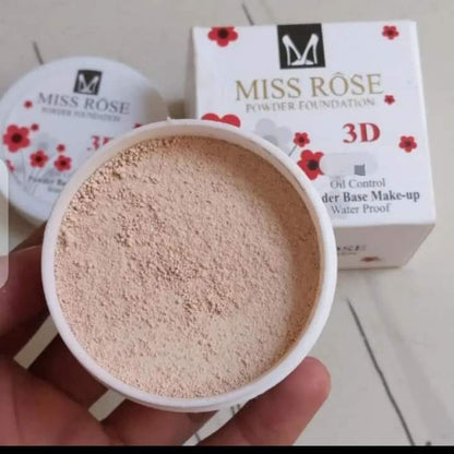 MISS ROSE Professional 3D Pearl Whitening Loose Powder