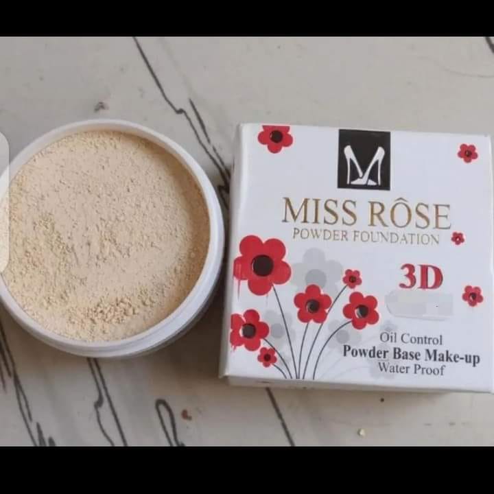 MISS ROSE Professional 3D Pearl Whitening Loose Powder