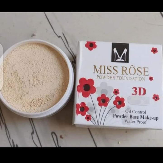 MISS ROSE Professional 3D Pearl Whitening Loose Powder