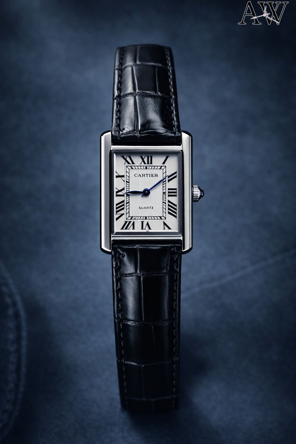 Latest Collection Silver Case With White Dial & Brown Leather Strap Watch