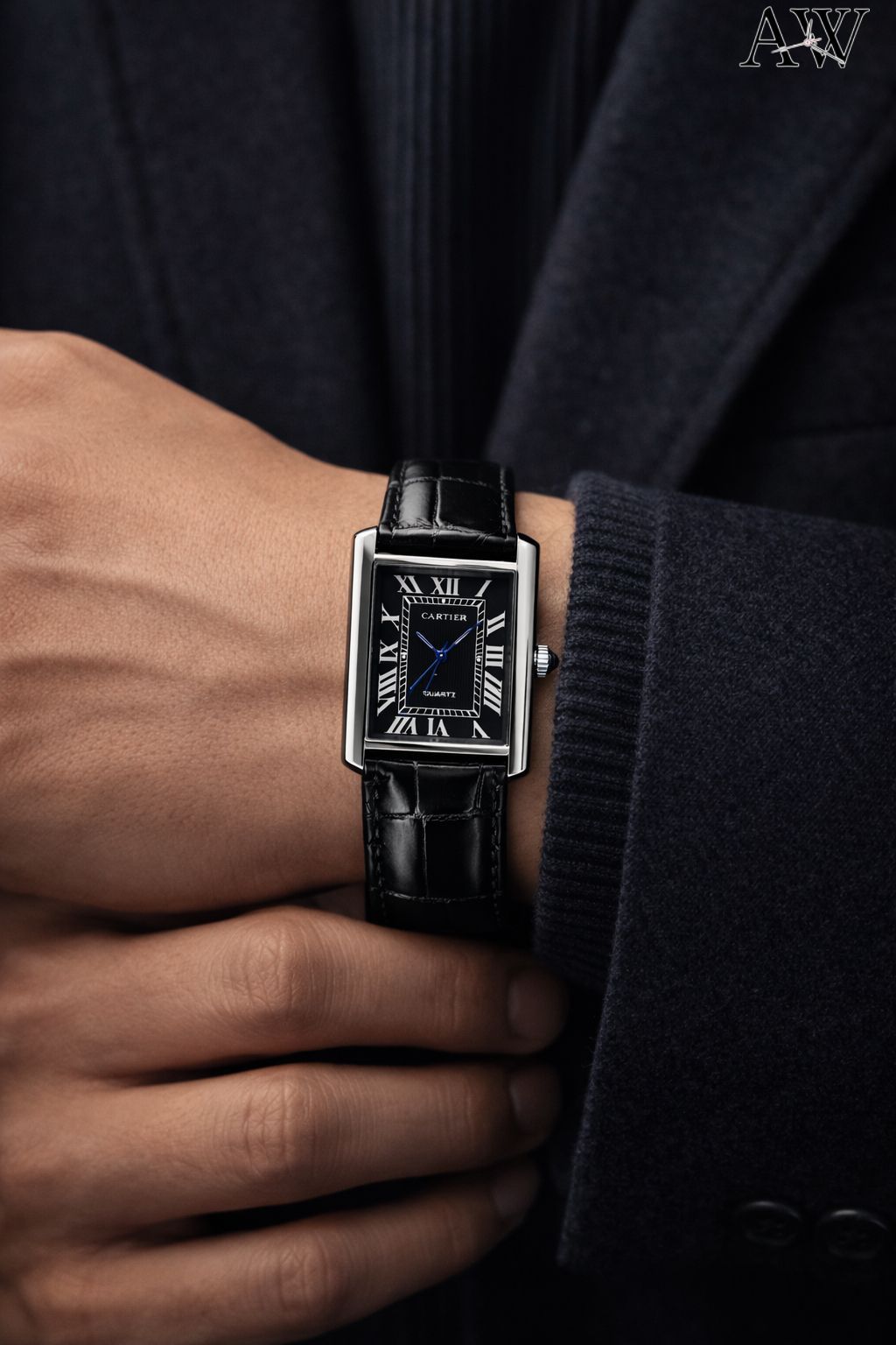Latest Collection Silver Case With White Dial & Brown Leather Strap Watch