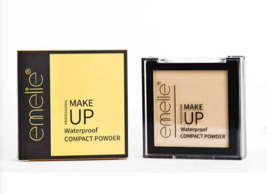 Emelie Makeup Waterproof Compact Powder