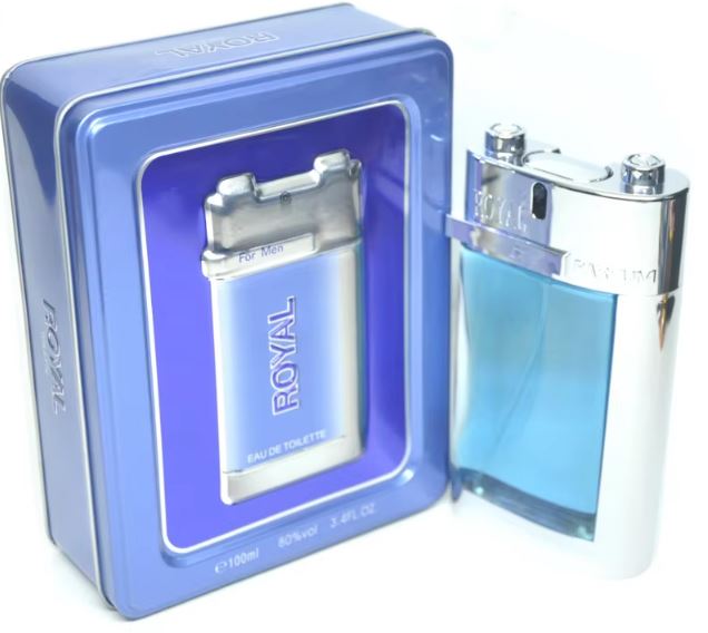 Impressions of Royal Blue Perfume For Men - Royal Blue Original Tin Perfume