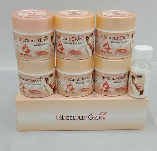 Glamour Glow 6 Steps Complete Whitening Facial Kit -100% Excellent Quality
