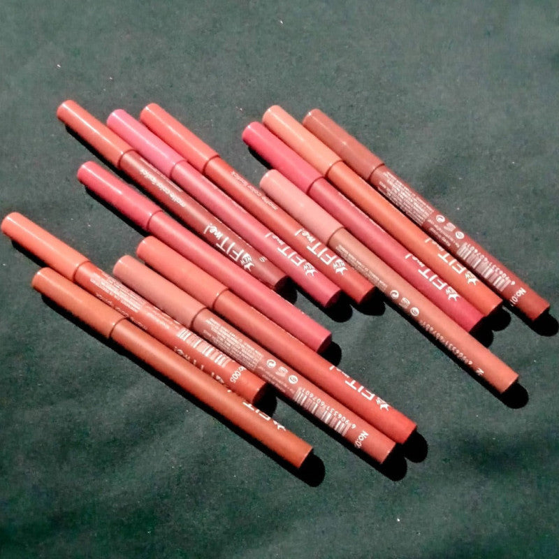 Fit Me Matte Lip Pencils Set of 12 Pcs