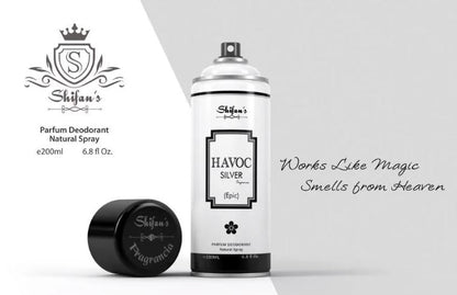 Shifan's-Havoc SilverDeodorant Natural Body Spray-200ml Works Like Magic Smells From Heaven