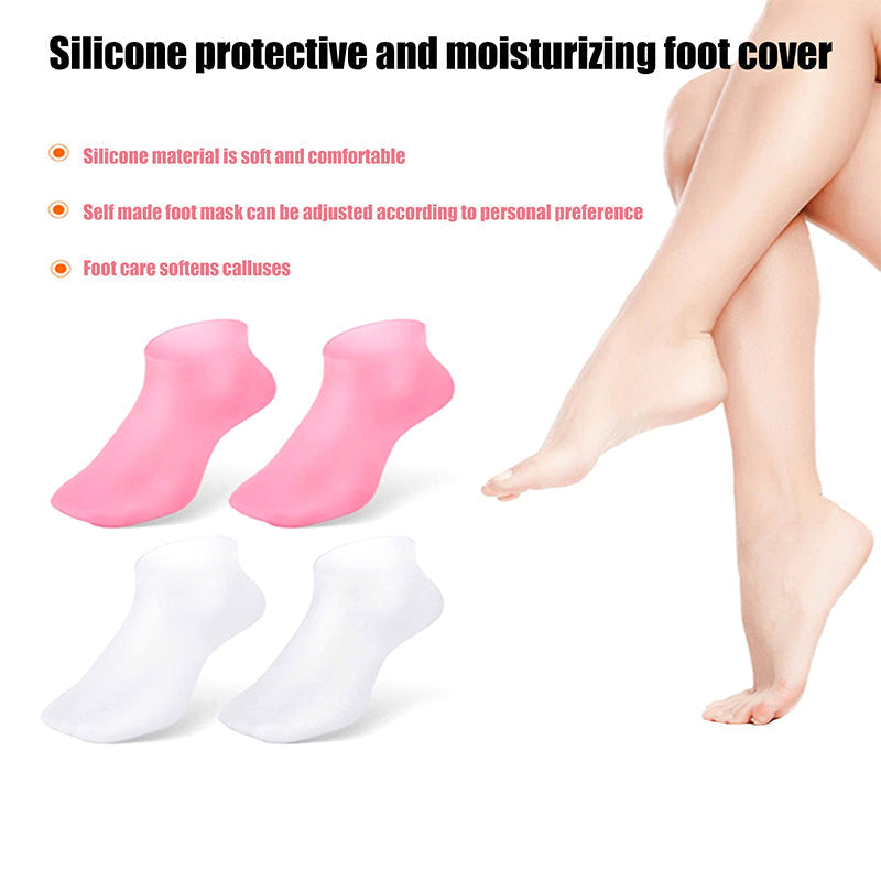 Silicone Socks Foot Spa Moisturizing Gel Sock Anti Cracking Sock