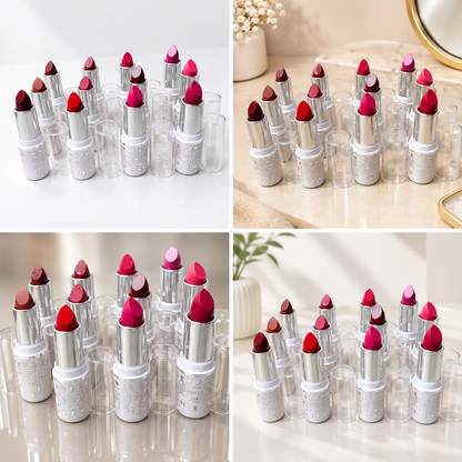 Hang fang 12-Piece Matte Lipstick Set – Long-Lasting Lip Colors,
