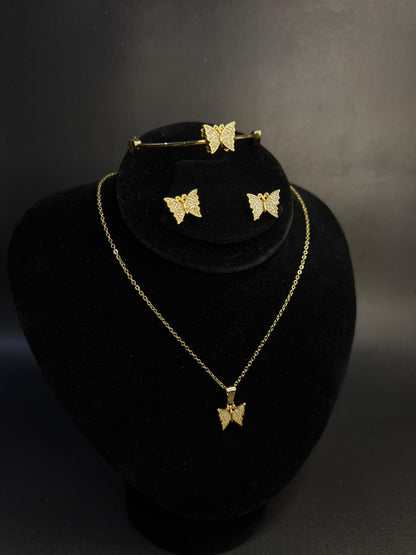 Luxury Pack Of 2 Jewelry Set for Women – Necklace, Bracelet & Earrings
