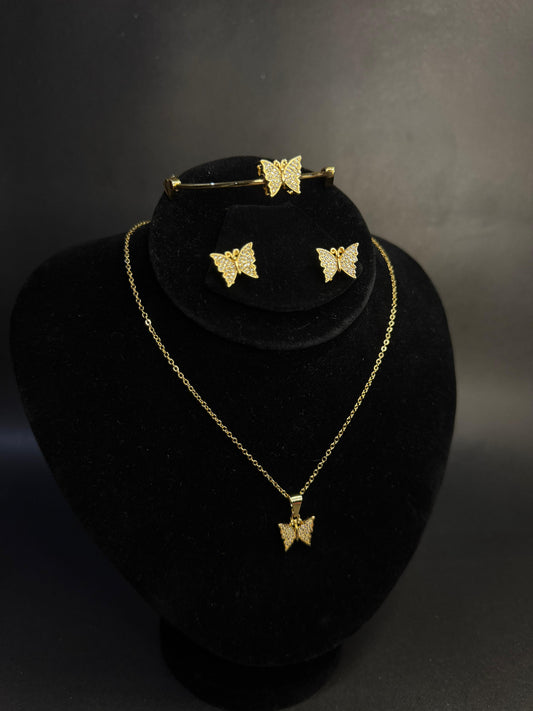 Luxury Pack Of 2 Jewelry Set for Women – Necklace, Bracelet & Earrings
