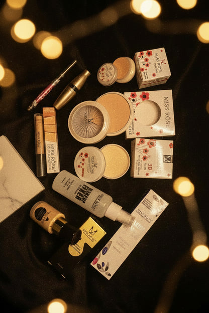 Miss Rose Professional Makeup Complete Set – Foundation, Concealer, Powder, Mascara & More