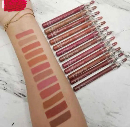 Product Title
12-Piece Waterproof Matte Lip Liner & Contour Pencil Set