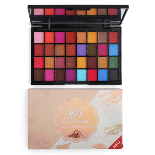 BN Beauty Nakeed 32 Color Eyeshadow Palette
